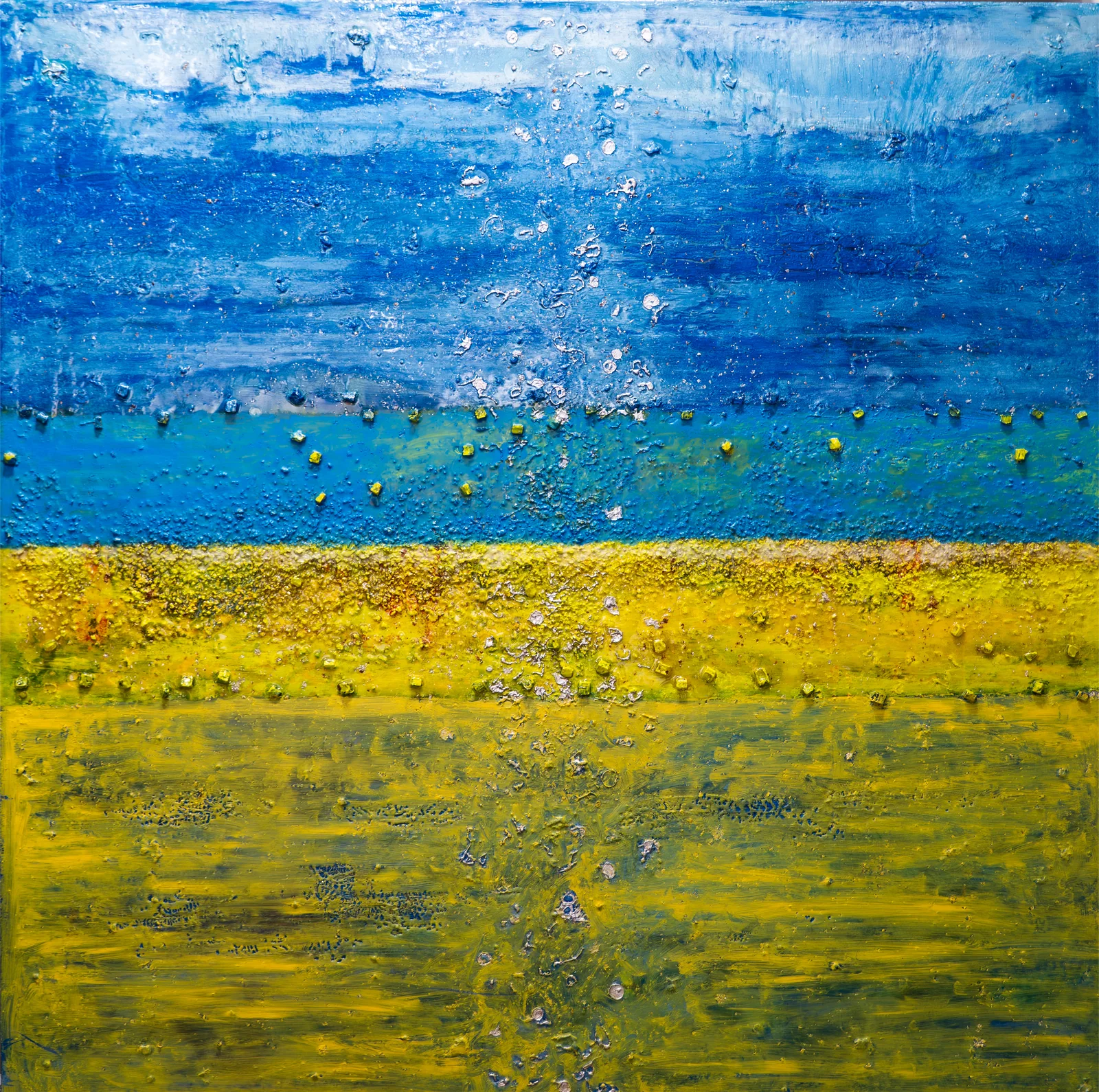 A luminous horizon work by Andre Kowlessar